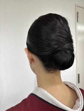 京都ヘアセット着付け専門サロン 夢館 五条店(yumeyakata) 綺麗めシニヨン