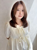 トゥルーズ 梅田店(TLUUS) TLUUS デザインカラーグレージュハッシュカット