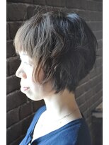 アンカラン(un Calin)&nbsp;【un　Calin】襟足すっきりで小顔見せ☆ふんわりショートstyle