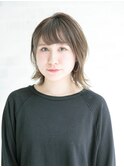 黒髪/ボブルフ/ネビージュ/小顔/ワンレン/銀座