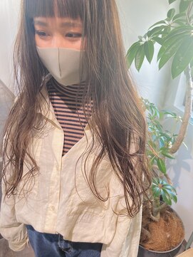 キコエル 三軒茶屋(kikoeru) ブリーチなしベージュゆるふわウェーブ