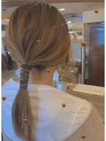 ジーナ 渋谷駅前(Zina)&nbsp;【Zina 渋谷】　髪質改善＊ベージュ＊ニュアンス＊ヘアセット