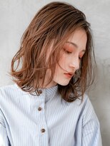 ギークス(GEEKS)&nbsp;【GEEKS渋谷】オレンジカラー/抜け感/ダブルカラー/大人かわいい