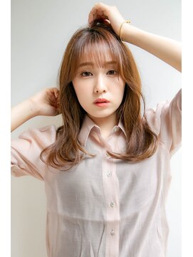 ロンド ルージュ 銀座店(Lond rouge) 大人可愛い韓国風シースルーバング