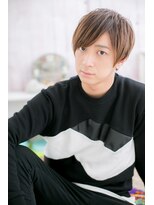 ミック ヘアアンドメイク アップ 駒込店(miq Hair&Make up)&nbsp;透明感あるアシンメトリーニュアンスマッシュb1