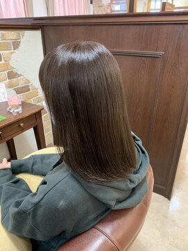 アドラーブル 女池店(adorable) 20代30代40代大人可愛い髪質改善カラー艶感ストレート透明感