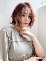 クラン 六甲道(Chlan)&nbsp;パラパラ質感2wayバング×ボブパーマ