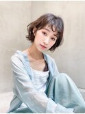 【kate 大宮】大人かわいいミニボブxアンティークベージュ