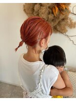 ヘアアンドスパ エメ(Aimer)&nbsp;オレンジヘア