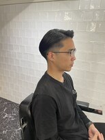 メリケンバーバーショップ フクオカ(MERICAN BARBERSHOP FUK)&nbsp;ビジネスかきあげフェード