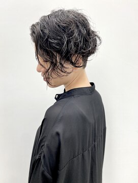 ユキオ オブ ヘアー(YUKIO of Hair) 20代30代大人かわいいショートボブｘ小顔ひし形パーマx