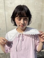 メゾンアクア(Maison ACQUA) ◎簡単スタイリングボブ　プチウルフ　顔まわりカット