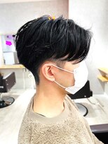 ラッキーヘア 加古川(Lucky Hair)&nbsp;ニュアンスパーマ×韓国風メンズハンサムショート【シン】