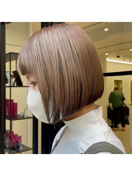 サンド 大阪梅田(sand) @eri_sand_  ショコラアッシュ/ヘルシースタイル/ふんわりカール