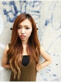 プルエクステでインナーカラー(^^♪インパクト大大大♪♪