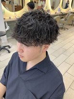 テトラ バイ ネオリーブ 横浜西口店(tetra by neolive)&nbsp;メンズパーマ　波巻き　ツイスパ　マッシュ　［横浜］［横浜駅］