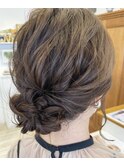 【Miyuki】結婚式参列用パーティヘアセット