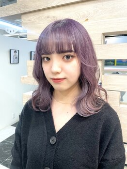 ニューウェーブ テテ 下通店 New wave TETEの写真/カットで差がつくミディアムもロングもお任せ♪毛先の動きまで計算されたカットで小顔効果も◎