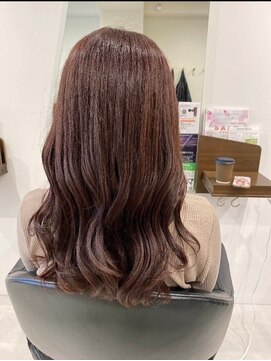 アフロディーテ 銀座(APHRODITE GINZA) 黒髪/グレーベージュ/レイヤーロング/前髪パーマ/銀座