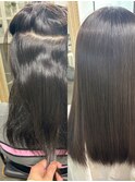 髪質改善ストレート・ビフォーアフター