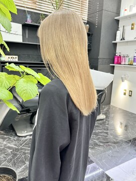 チュダック(ChuDuck) 韓国風《ミルクティー》ハイトーン/ケアブリーチ/ダブルカラー