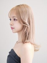 ミンクス渋谷スマートサロン(MINX shibuya smart salon)&nbsp;切りっぱなしボブ エアリーロング 美髪 ピンクブラウン