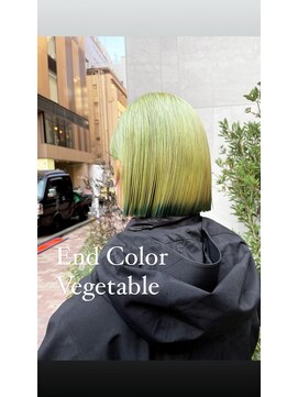 マージュ ギンザ(marju GINZA) 大人気エンドカラー　スムージーグリーン