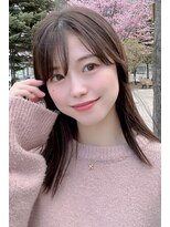 エレマルヤマ(ele maruyama)&nbsp;セミロング×透明感ベージュ