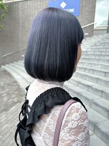 ヘアーアンドスパ フェリーチェ ミチ 野田屋町店(HAIR&SPA felice MICHI) 【feliceMICHI 石井あすか】ネイビーブルー