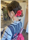 浴衣とアレンジ★