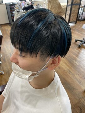 リタヘア(Re:ta Hair) メンズのラインカラー【飯田淳平】Re:ta Hair