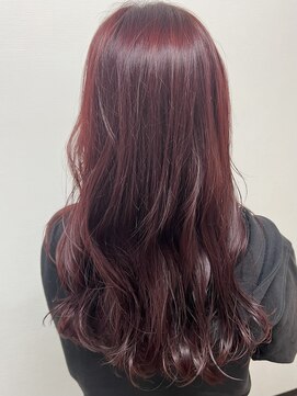 ココンヘアー(KOKON hair) 【ブリーチなし × レッドブラウン】