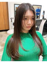 ノラ ヘアーサロン(NORA HAIR SALON) 【akane】レイヤーカットチャンモリパーマ韓国顔周りおくれ毛