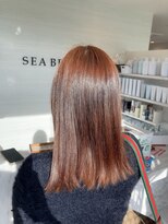 ヘアーデザイン シーベル(HAIR DESIGN SEA BELLE)&nbsp;ブリーチ無し☆ ライトチョコブラウン by谷口