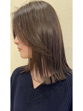 ブルー(BLUE) #blueボブ　鎖骨下ボブ