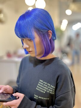 ハビット (habitt) デザイン×ブルー×ムラサキ