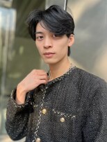 ユーフォリア エヌ 池袋サンシャイン通り店(Euphoria +n)&nbsp;ツイストスパイラルパーマアップバング短髪ツーブロック刈り上げ