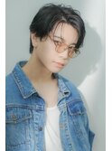 men'sメンズ髪質改善縮毛矯正ブリーチなしフェザーパーマ/江坂