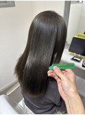 髪質改善＋オリーブグレージュ