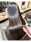 20代30代40代大人可愛い髪質改善暗髪カラー艶感ストレート透明感