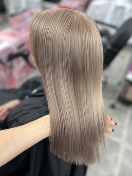 ペレ 栄店(PELE) くびれヘア/アプリコットオレンジ/夏のヘアアレンジ/栄