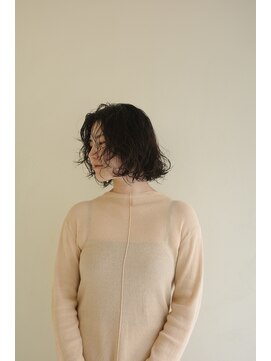 スキオー(SCIO) ボブパーマ/顔周りのフリンジヘアが決め手