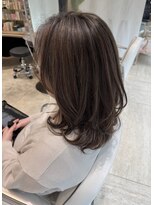 オブヘアー 宮前平店(Of HAIR)&nbsp;大人ハイライト×ミディアムレイヤー