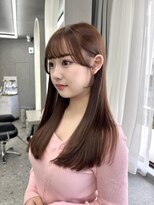 ボタン ハカタ(VOTAN hakata) 市野瀬裕奈/博多韓国ヘア/顔周りカット/マロンブラウンカラー