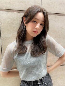 ヴィヴィ(VIVIE) オリーブグレー小顔まわり韓国レイヤーココアベージュ黒髪質改善