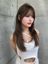 ロンド マーレ 天神大名店(Lond mare) 黒髪/オリーブグレー/小顔/ココアベージュ/レイヤーカット