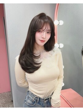 ボタン コロン 表参道 原宿(VOTAN COLON) ロングレイヤー/韓国ヘア/ブラウンカラー