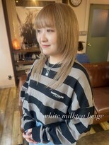 コレットヘアー ザモリオカ(Colette HAIR the MORIOKA) ミルクティーベージュカラー♪