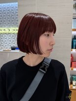 ピークアブー アヴェダ ギンザシックス(PEEK-A-BOO AVEDA GINZASIX) ボブ/赤