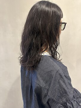 ラトリエコンタン(L´atelier Content) 【shima】大人かわいい眉上バングとパーマヘア